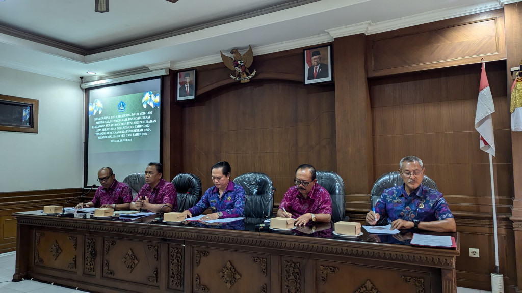 Musyawarah BPD Abiansemal Dauh Yeh Cani Bahas dan Sepakati Rancangan Peraturan Desa tentang Perubahan RKP Desa 2024